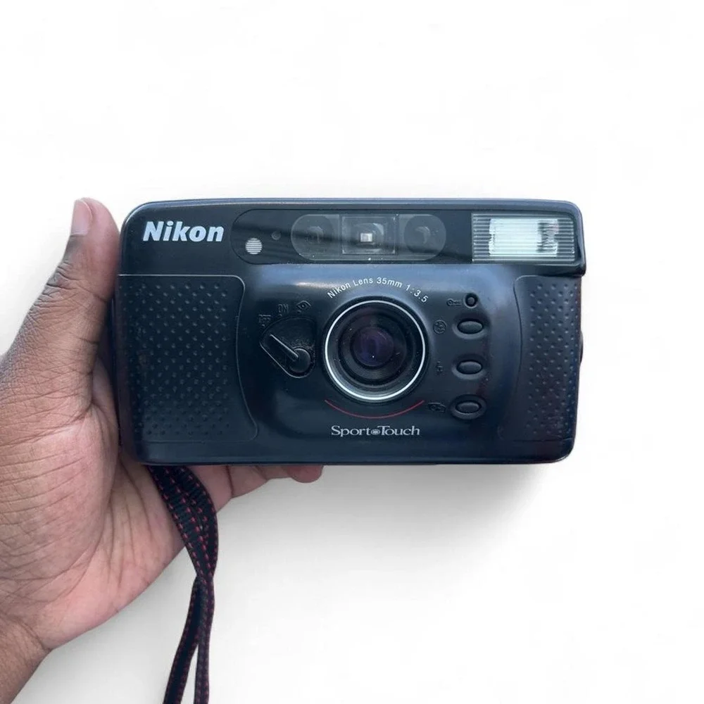 Film Camera Vintage 90s Nikon Sport Touch 35mm Analog Era Nostalgia Waterproof